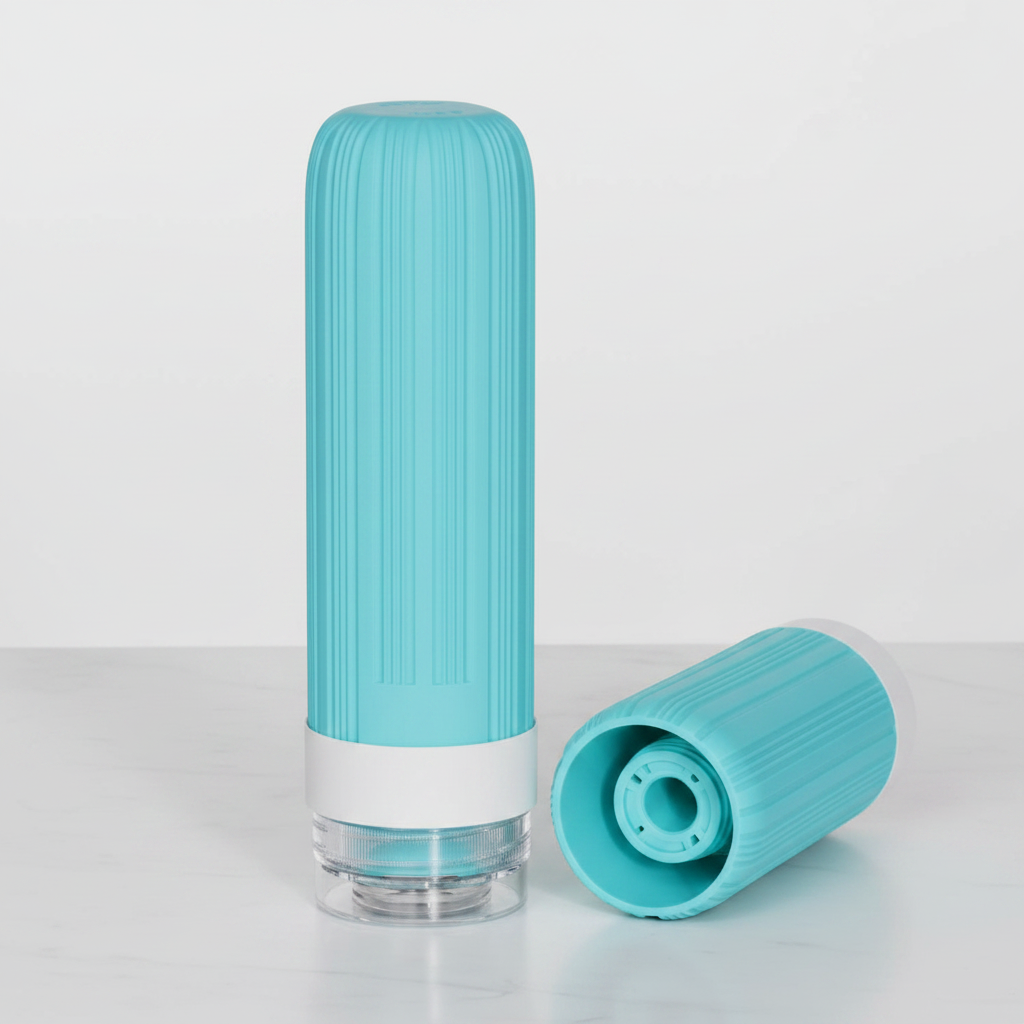 Teal Silicone Bottle – Open Fill
